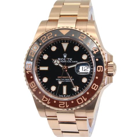 rolex gmt master ii in 18 ct everose gold|rolex gmt master ii 126715chnr.